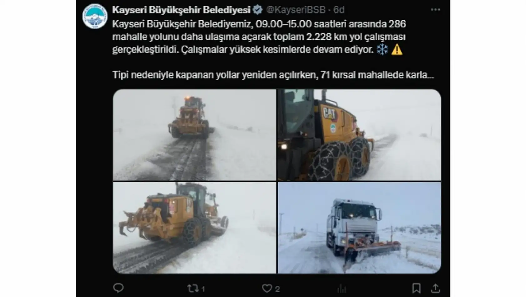 Kayseri sosyal medyadan kısa kısa!