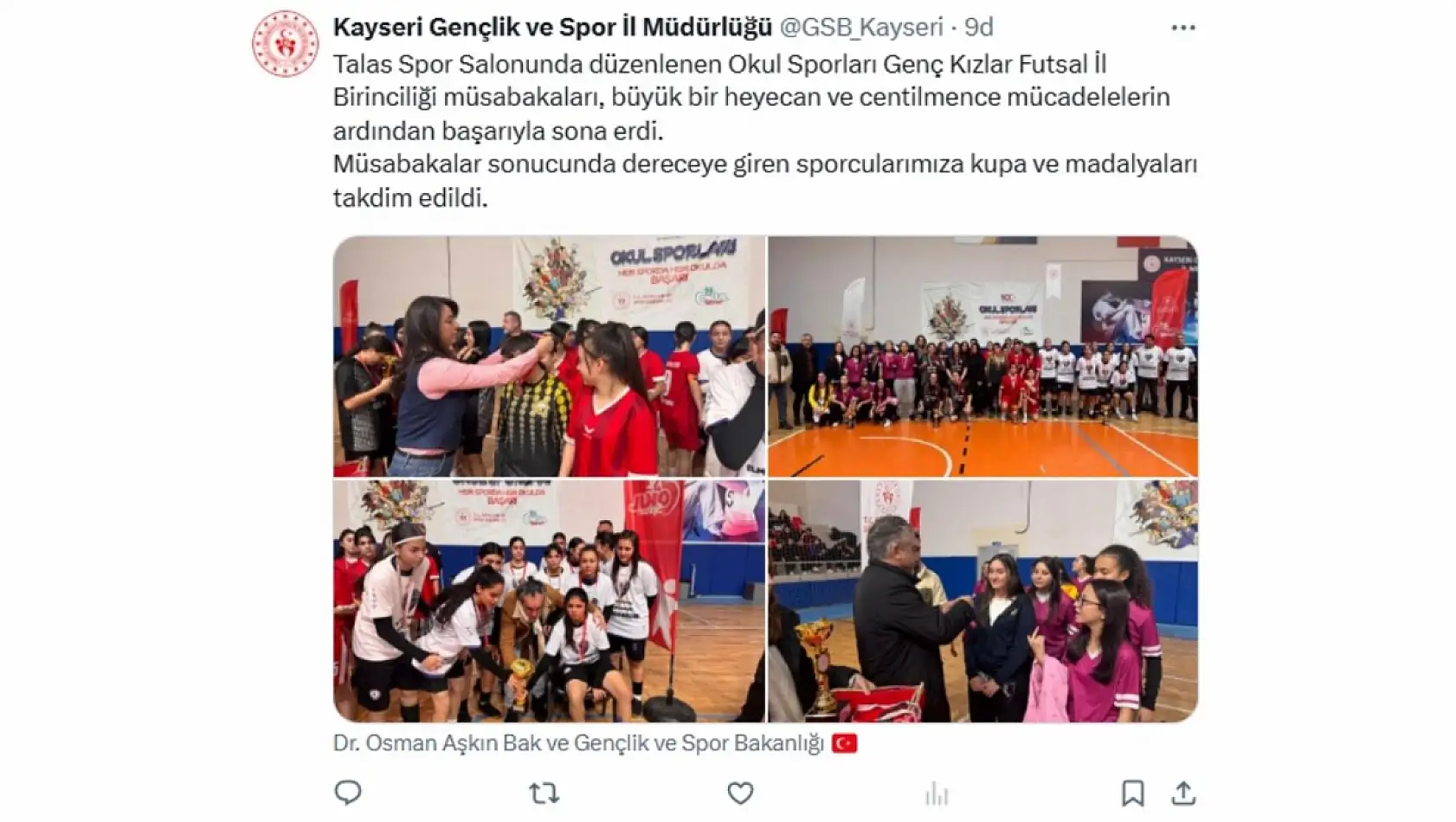 Sosyal medya platformlarında Kayseri bugün nasıl yer aldı? (6 Ocak Salı)