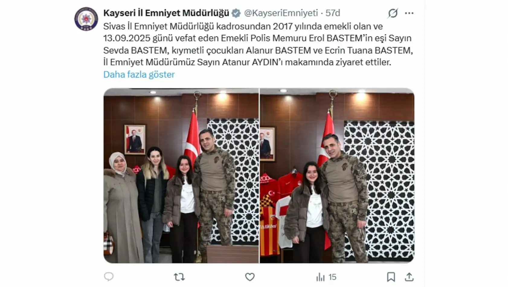 Sosyal medya platformlarında Kayseri bugün nasıl yer aldı? (6 Ocak Salı)