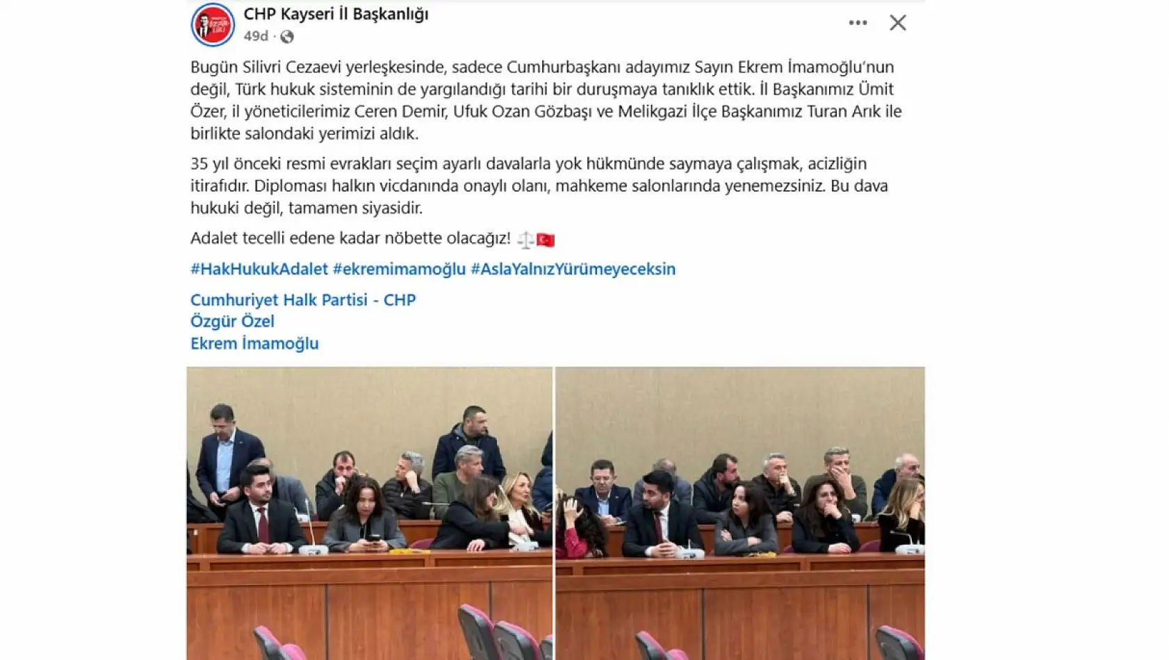 Sosyal medyadan kısa kısa Kayseri - 15 Ocak Perşembe