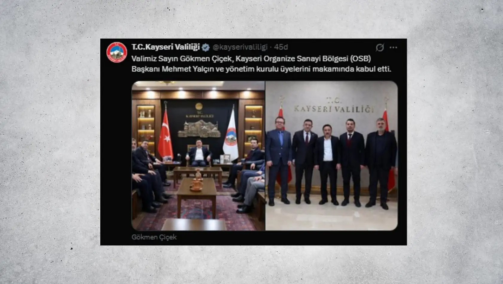 Kayseri sosyal medyadan kısa kısa - 19 Ocak