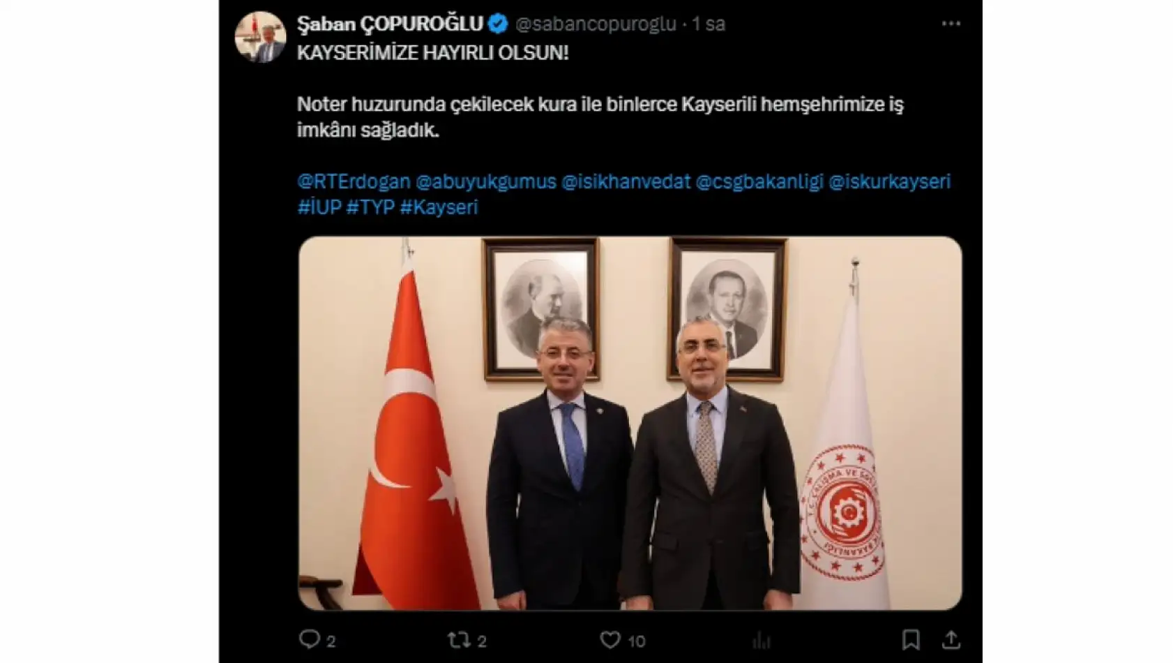 Kayseri sosyal medyadan kısa kısa - 23 Ocak