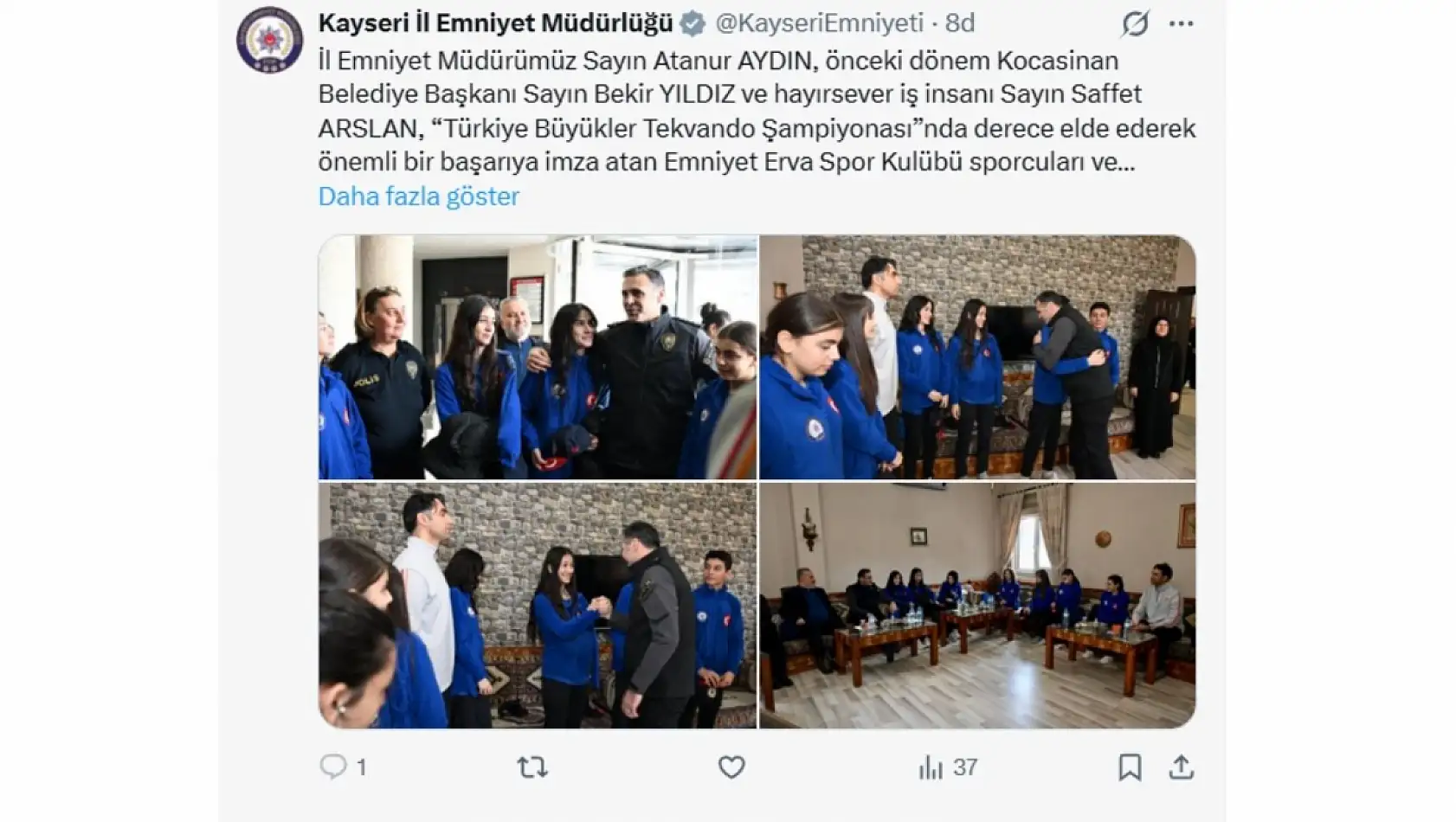 Kayseri sosyal medyadan kısa kısa - 26 Ocak