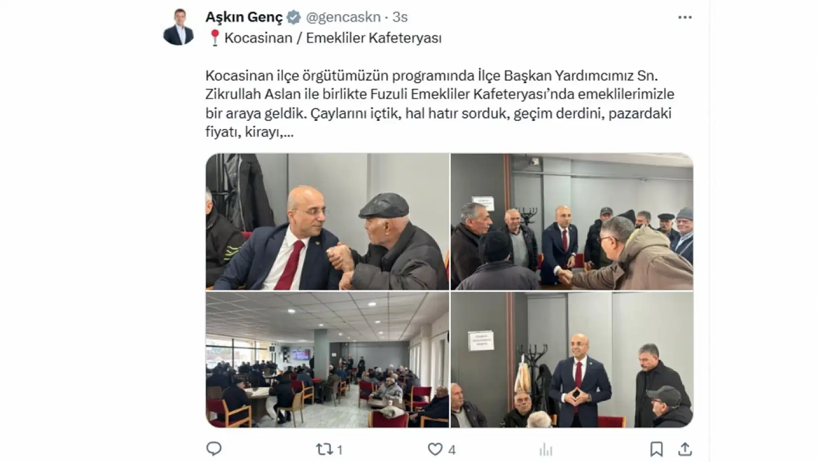 Kayseri sosyal medyadan kısa kısa - 26 Ocak