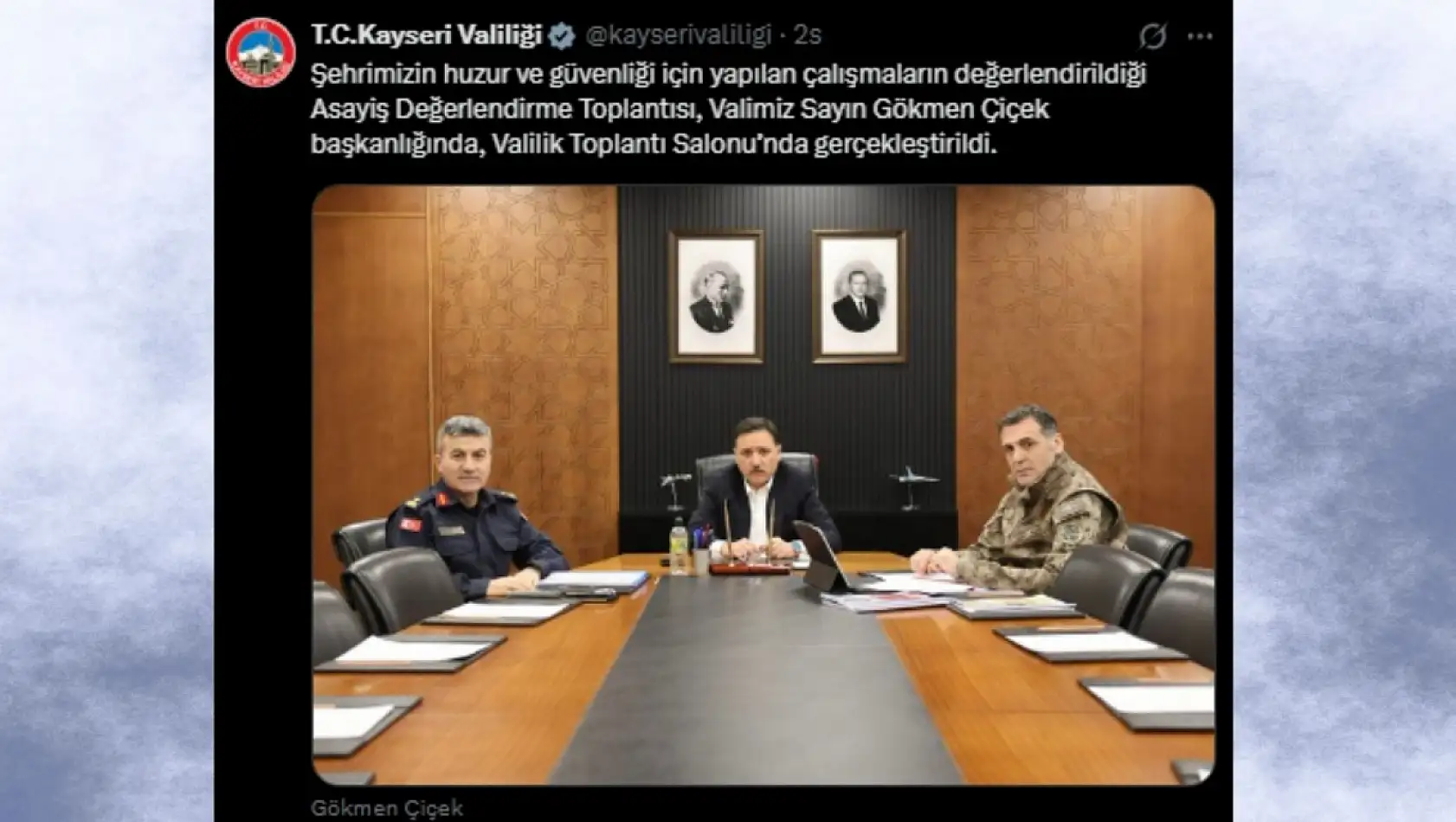 Kayseri'de bugün sosyal medyada hangi paylaşımlar öne çıktı? (9 Mart 2026)
