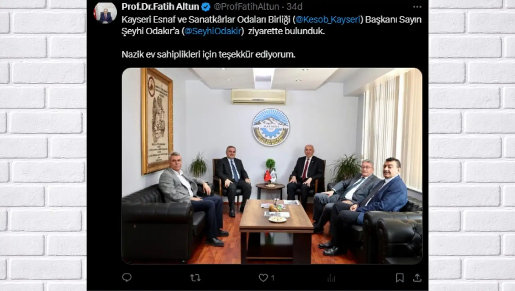 Kayseri'de bugün neler paylaşıldı? Sosyal medyada öne çıkan gelişmeler (27 Mart 2026)