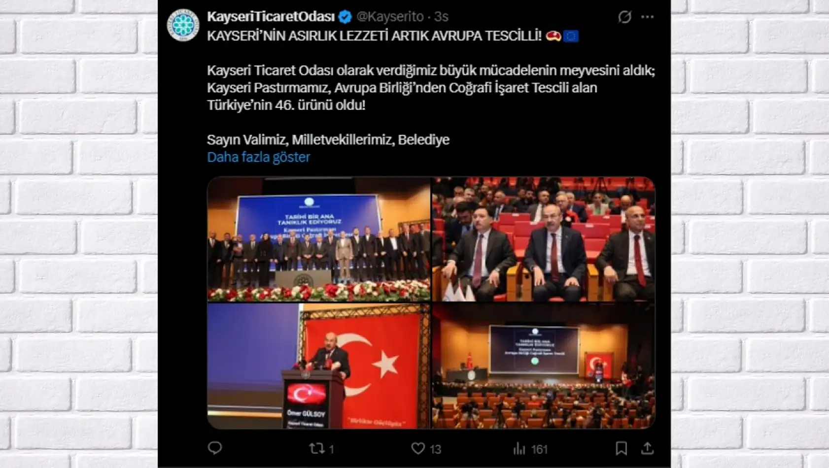Kayseri'de bugün neler paylaşıldı? Sosyal medyada öne çıkan gelişmeler (27 Mart 2026)