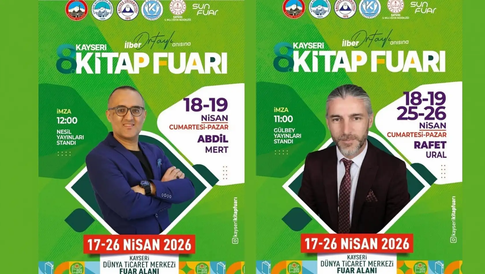 Kayseri'de aynı gün iki farklı dünya… Kitap Fuarı'nda dikkat çeken ayrım!