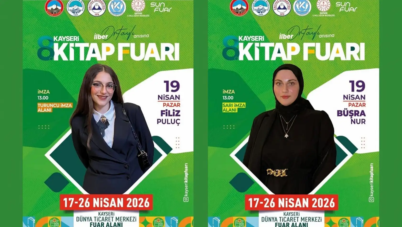 Kayseri'de aynı gün iki farklı dünya… Kitap Fuarı'nda dikkat çeken ayrım!