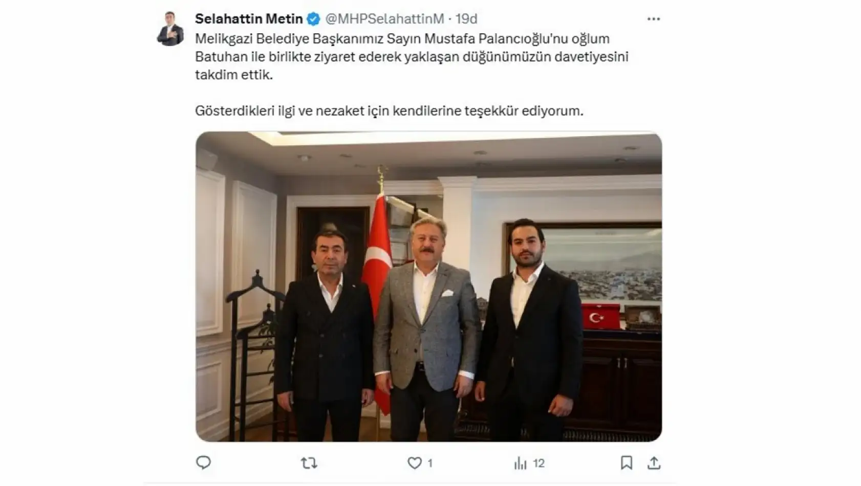 Kayseri'de 13 Ağustos Çarşamba günü sosyal medya hesaplarında neler paylaşıldı?