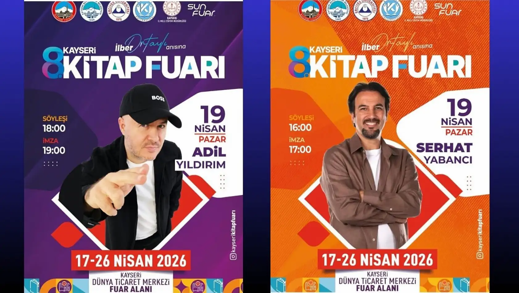 Kayseri'de aynı gün iki farklı dünya… Kitap Fuarı'nda dikkat çeken ayrım!