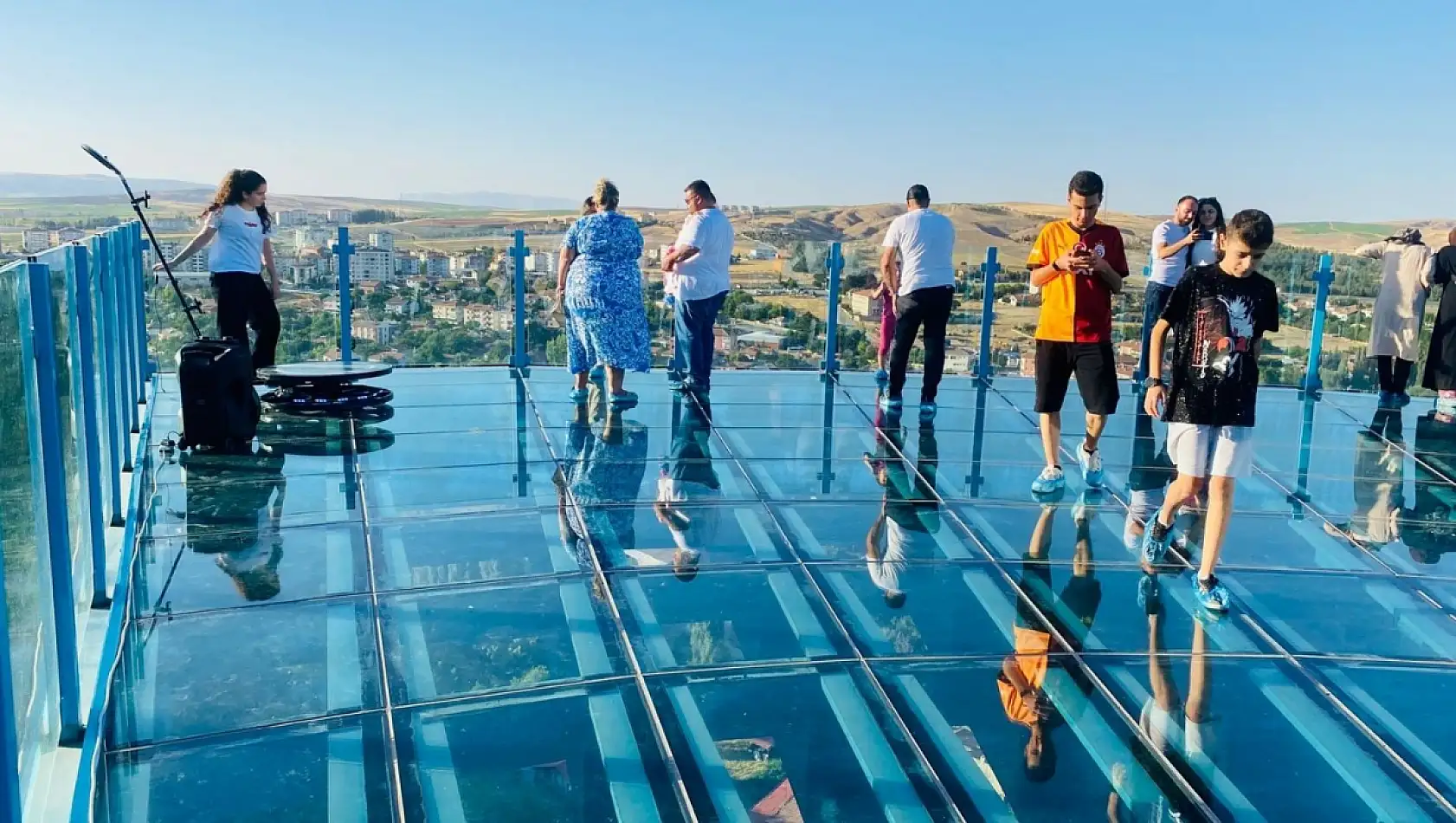 Kayseri'nin o ilçesinde 250 metrelik adrenalin