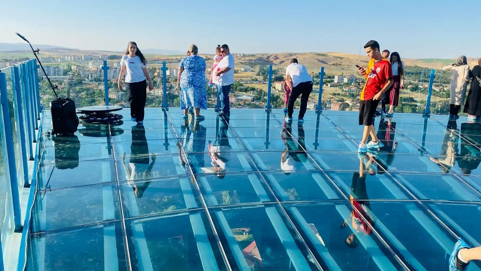 Kayseri'nin o ilçesinde 250 metrelik adrenalin