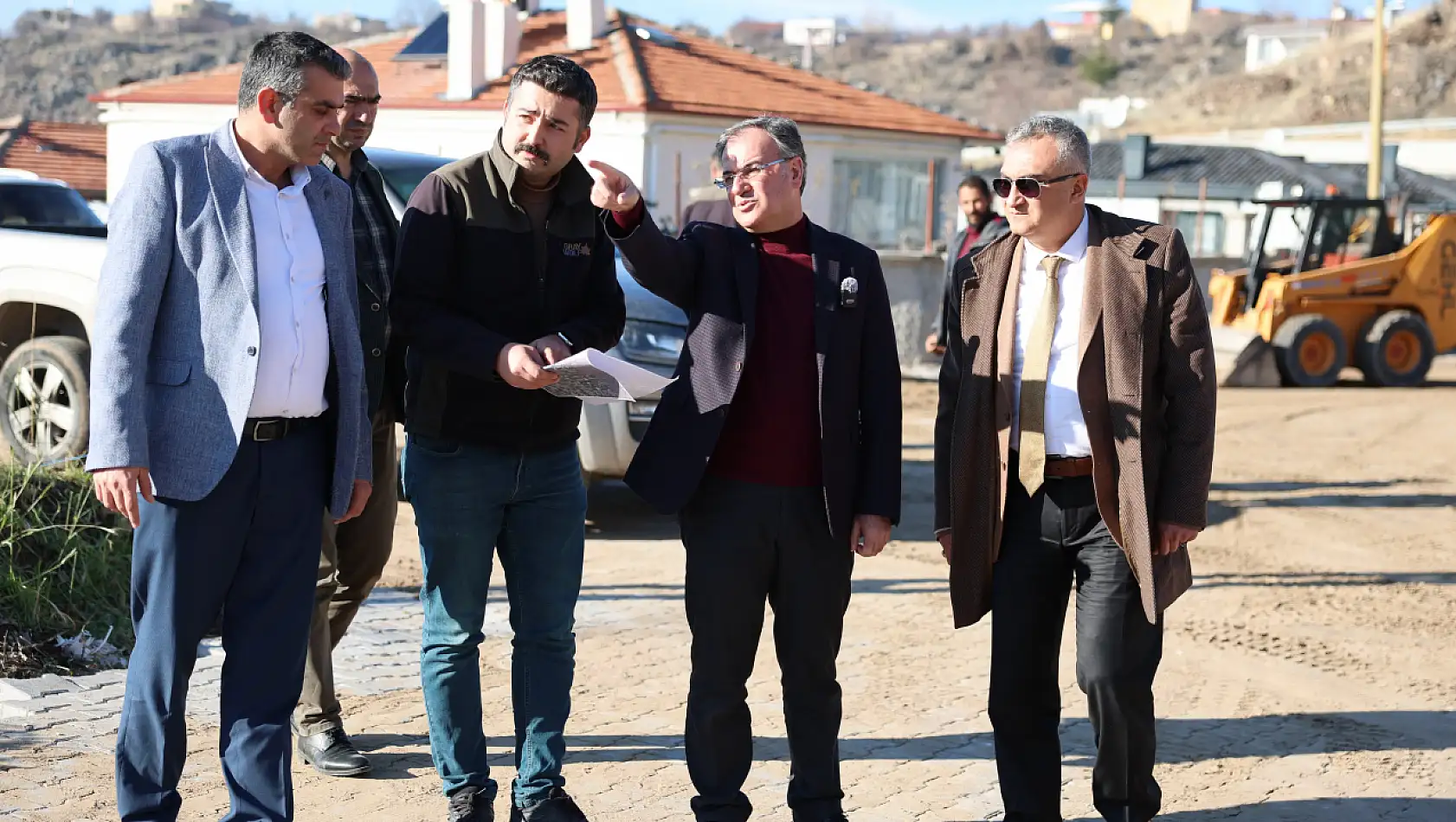 Hacılar'da Yol Çalışmaları Devam Ediyor