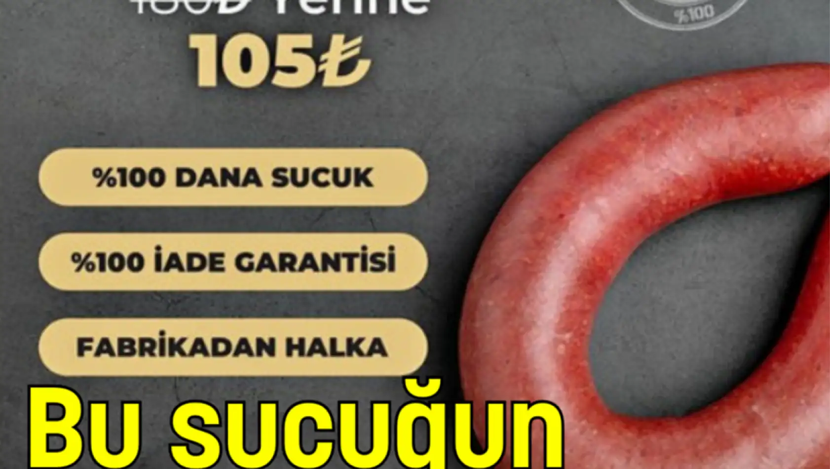 İnternette ucuza Afyon sucuğu!