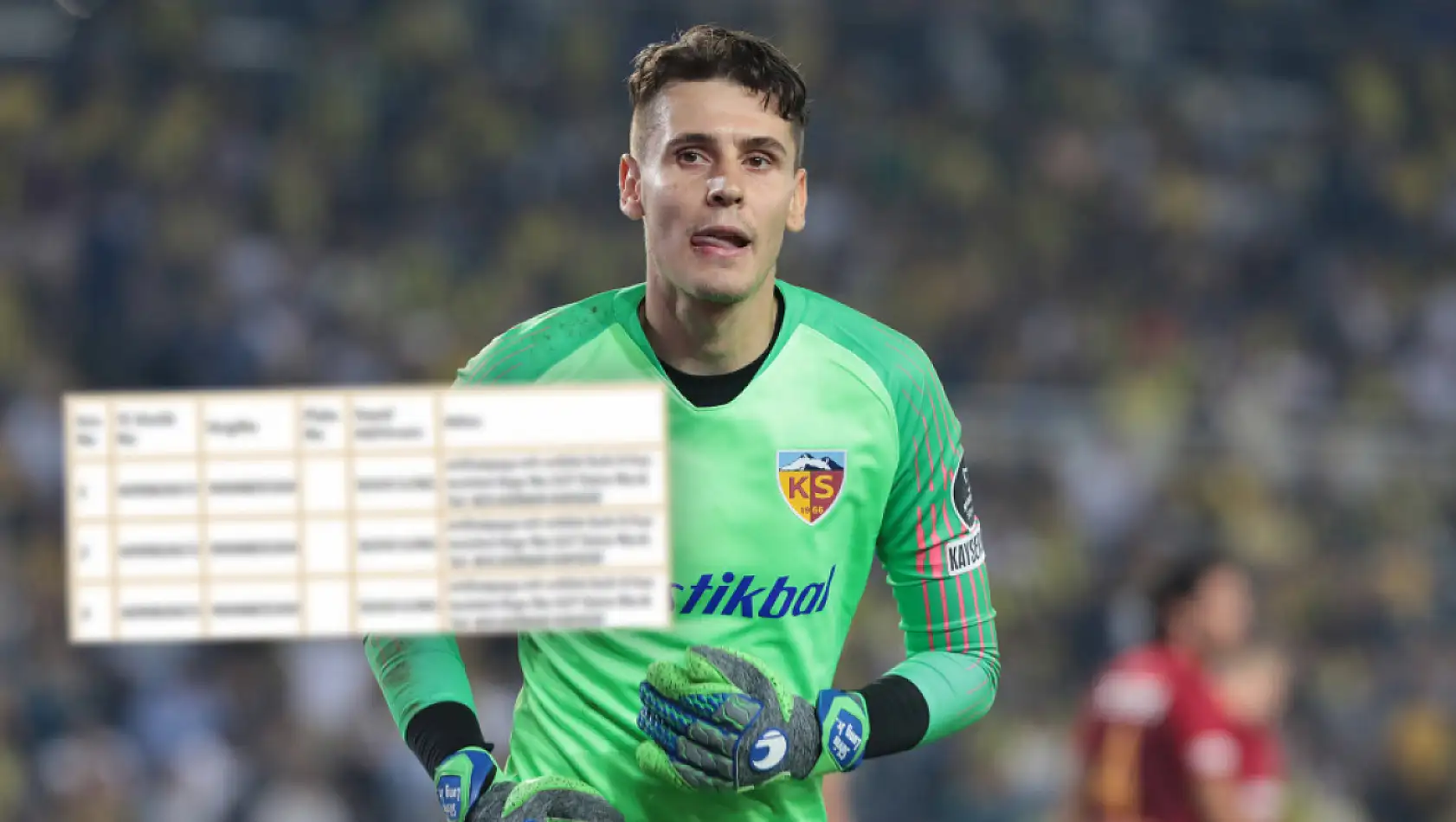 Kayserispor'un eski kalecisi Silviu Lung'a vergi şoku!