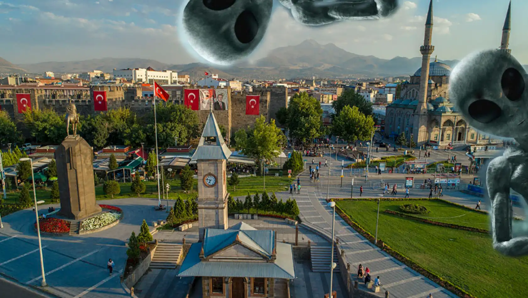 Kayseri'de Uzaylı Görüldü!