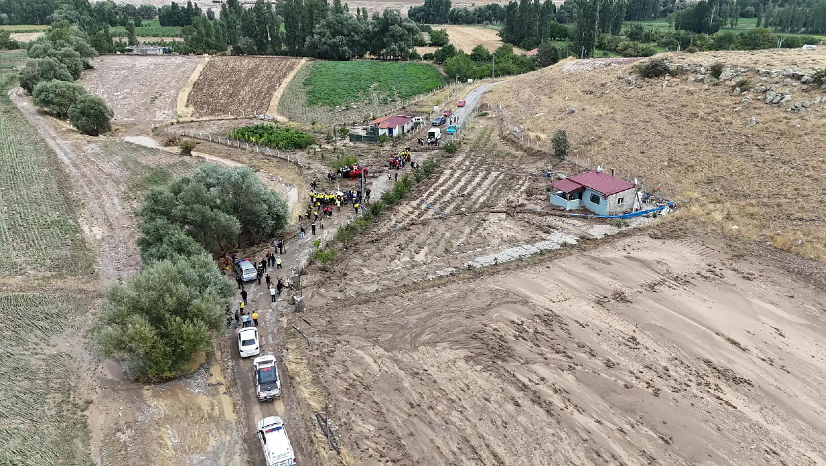 Kayseri'deki Sel Felaketine Şahitlik Eden Şahıs Olay Anını Anlattı