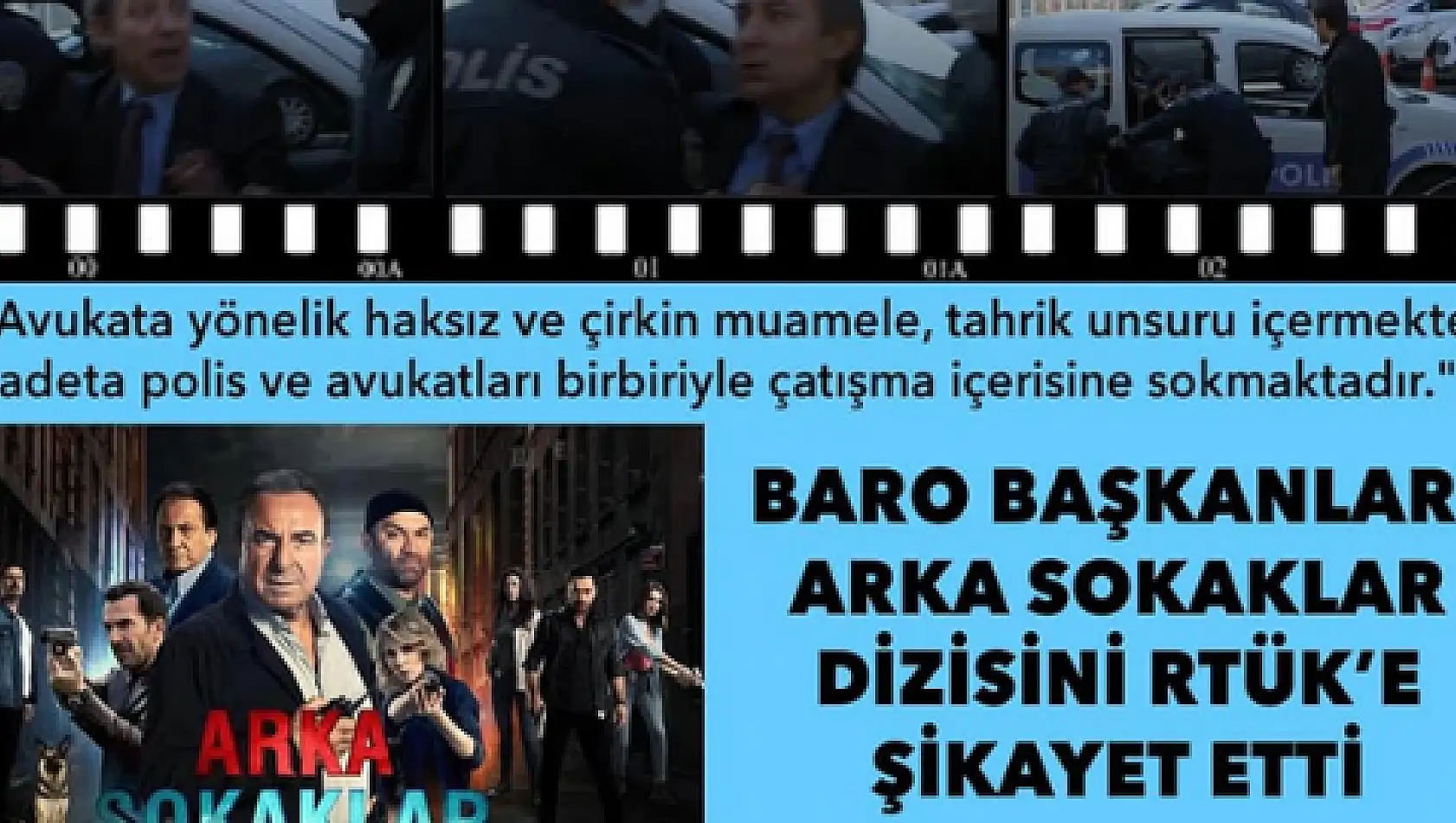 Avukatlardan 'o dizi'ye şikayet...