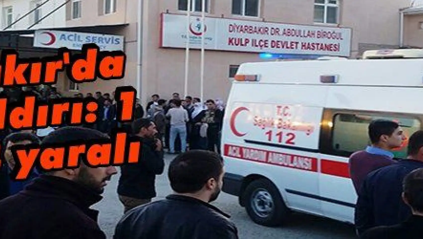 Diyarbakır'da hain saldırı: 1 şehit, 4 yaralı 