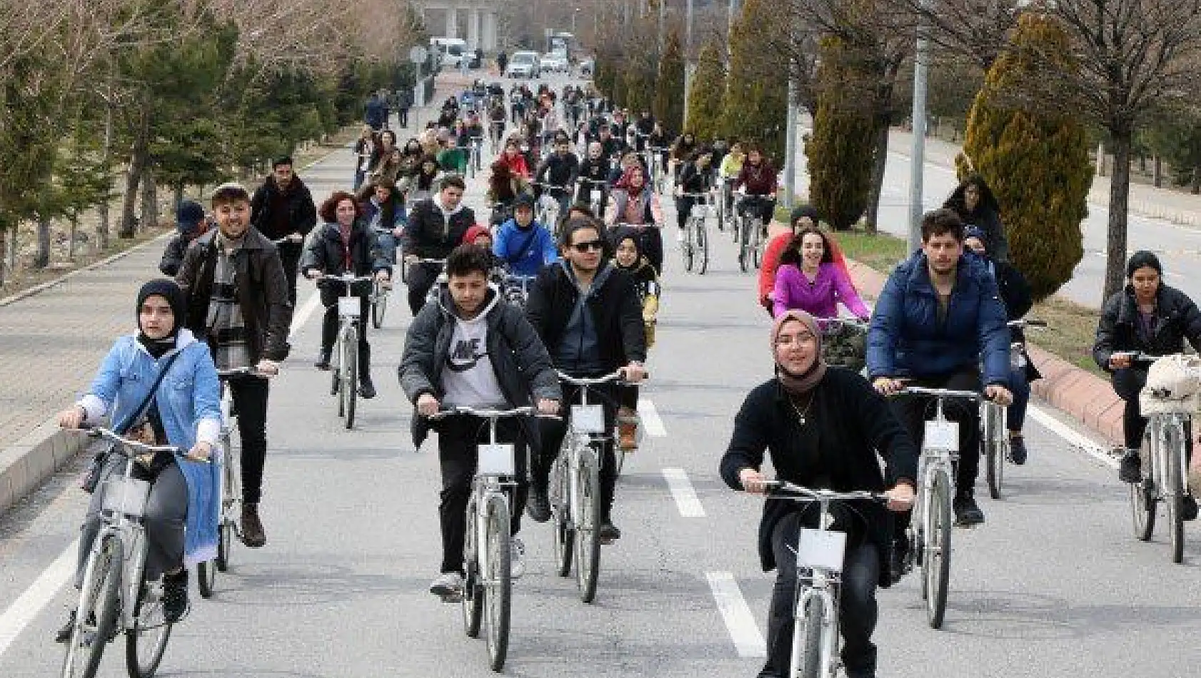 ERÜ'de pedallar 8 Mart Dünya Kadınlar Günü için çevrildi