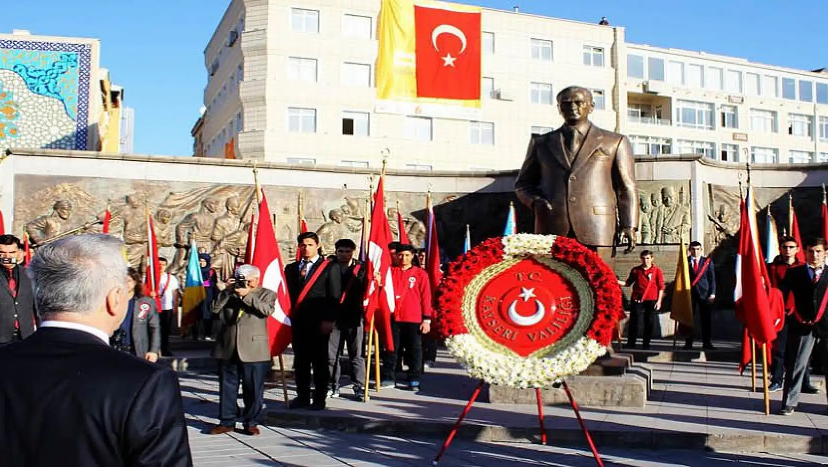 Atatürk ölümünün 78. yılında Kayseri'de anıldı 