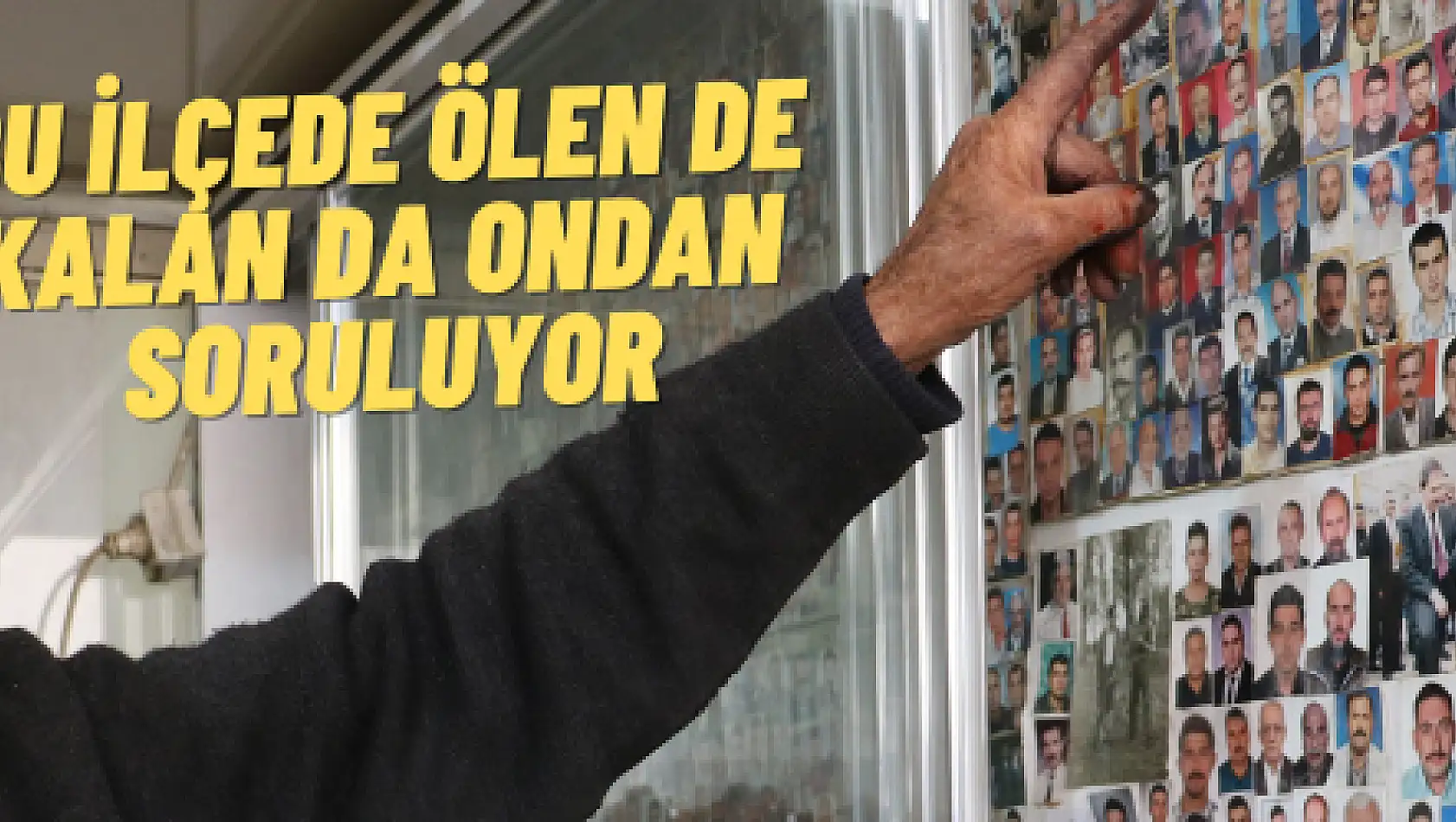 Bu ilçede ölen de kalan da ondan soruluyor