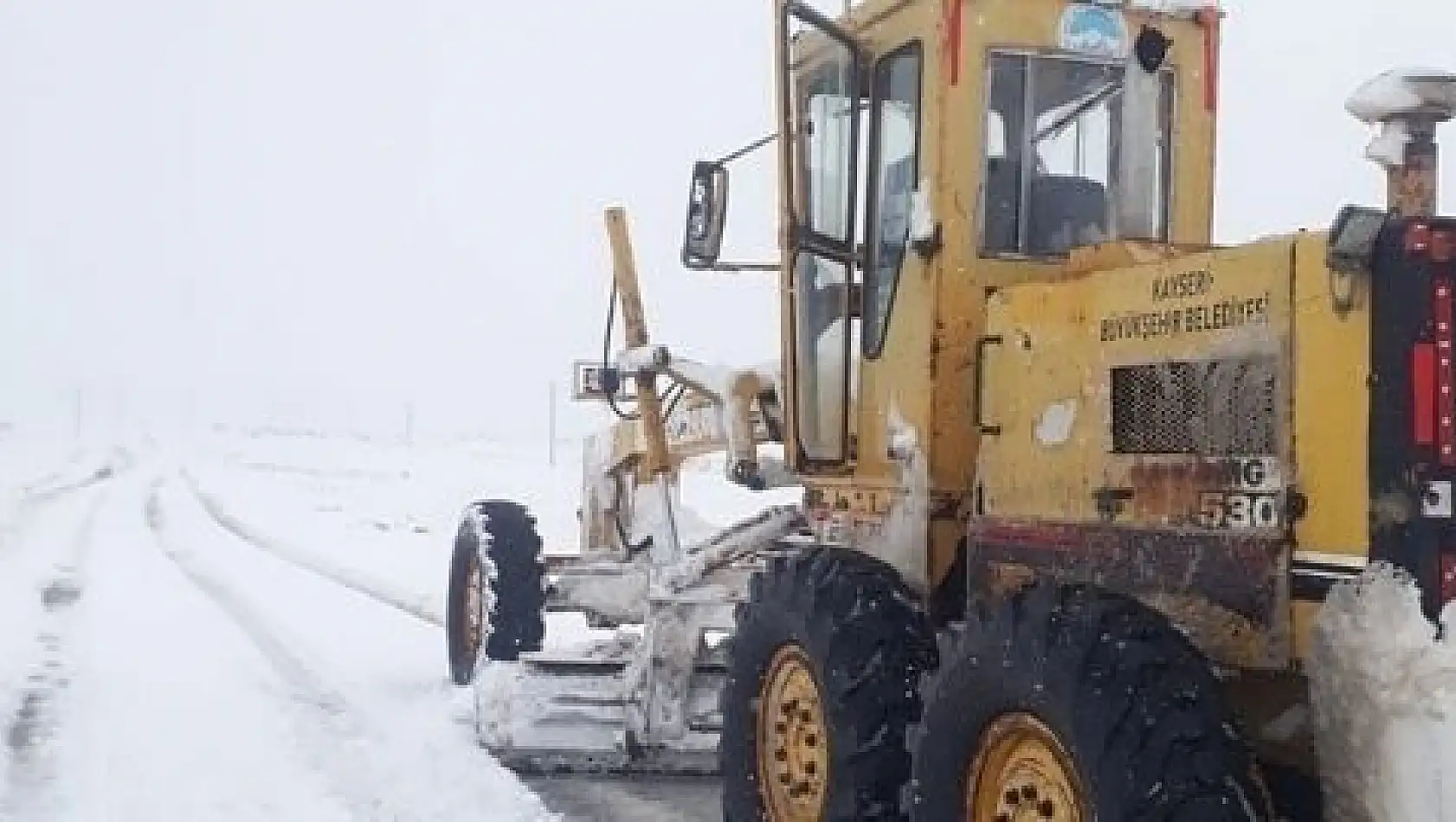 Kayseri 'de eğitime kar engeli