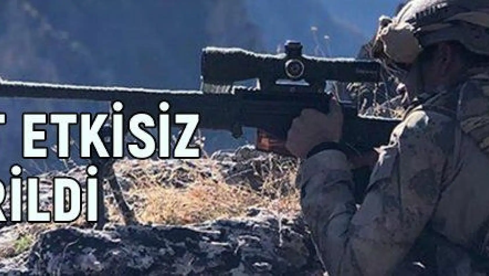 Eren-13 operasyonları kapsamında 3 terörist etkisiz hale getirildi