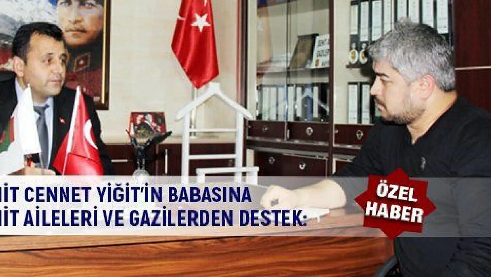 'ŞEHİT BABAMIZ SAHİPSİZ DEĞİLDİR'