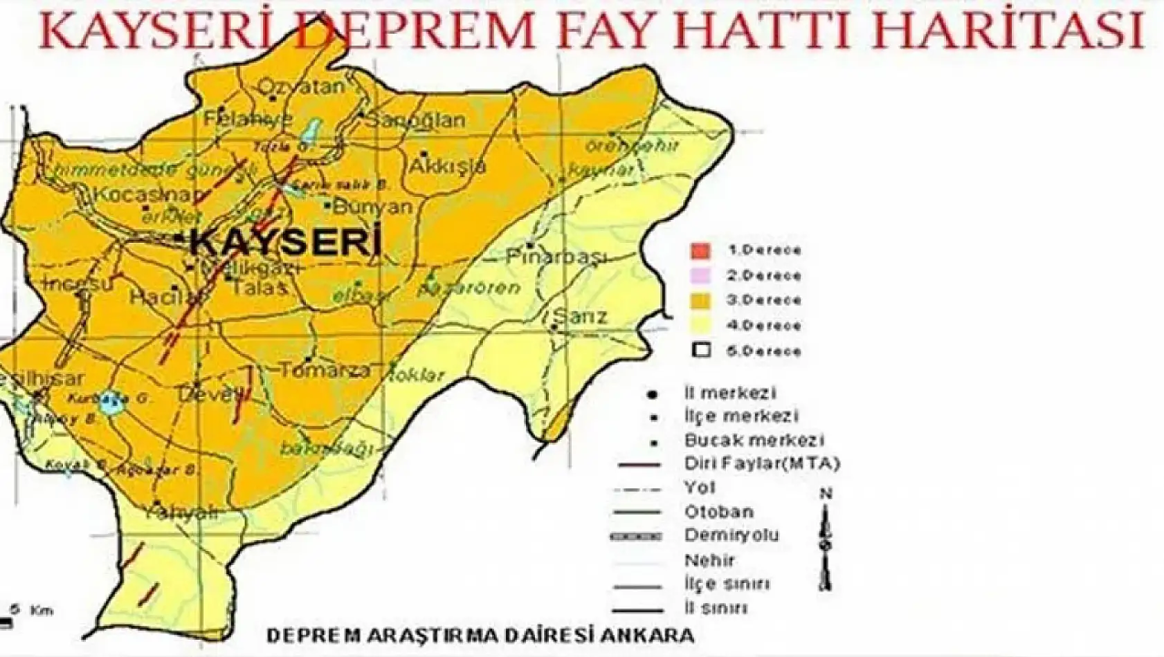 Kayseri'nin kuzeybatısında sismik gerilim: Şehir 77  km uzaklıktaki depremlerle sarsılıyor!