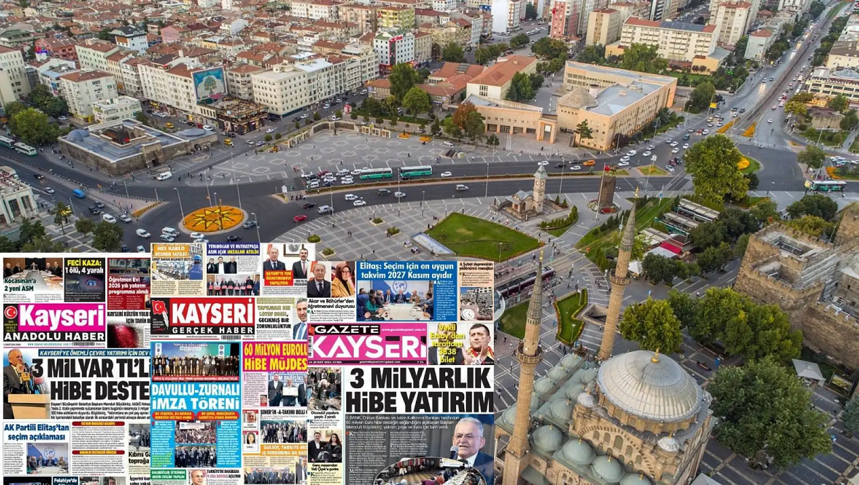 Kayseri yerel gazeteleri 6 Şubat Cuma gününe hangi manşetlerle çıktı?