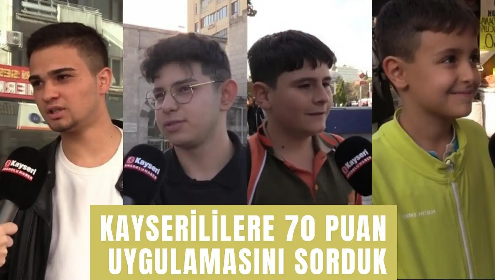 Kayserililere 70 puan uygulamasını sorduk – Anadolu'da Z Raporu