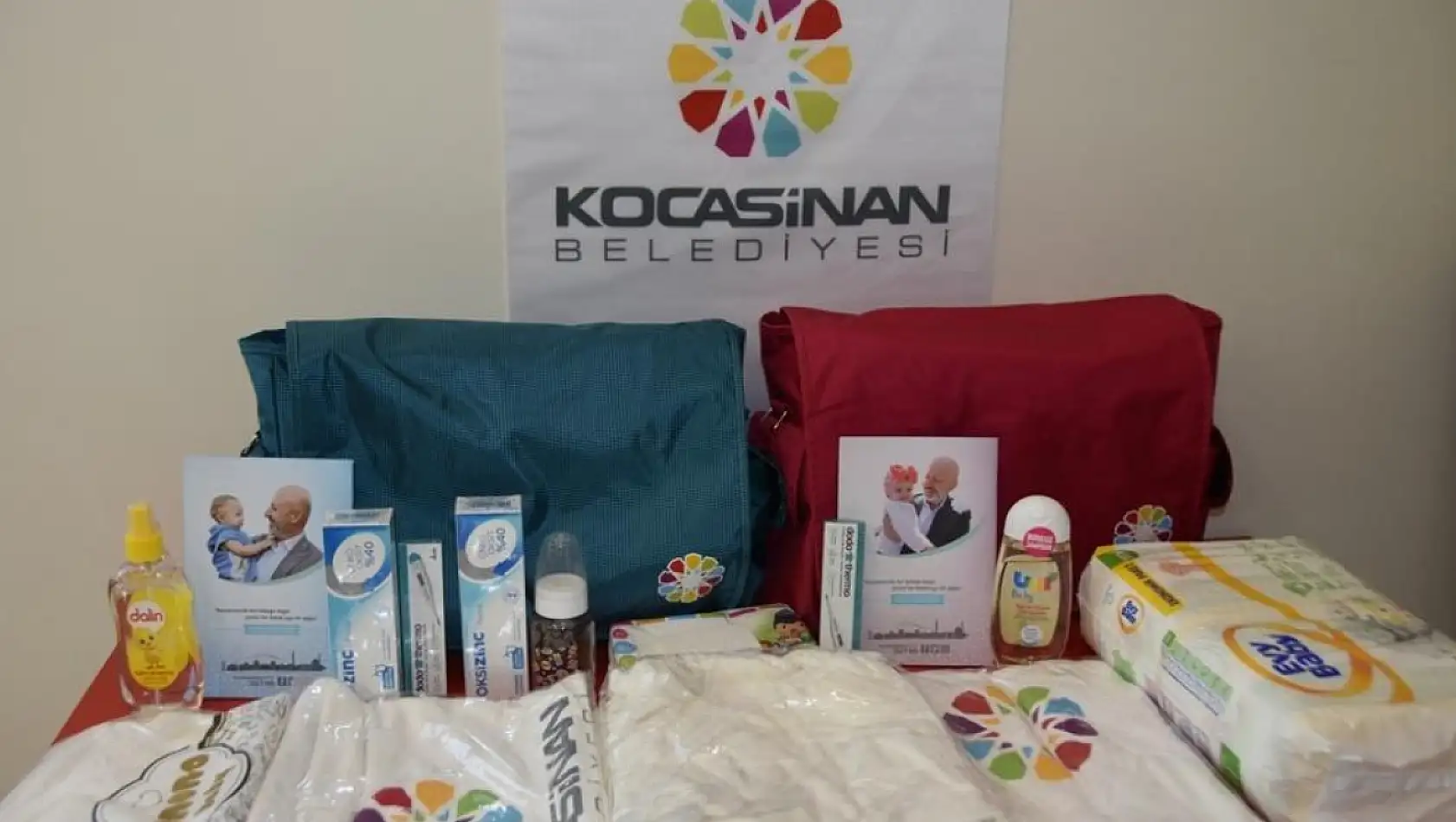 Kocasinan'dan 'hoş geldin bebek' hediyesi