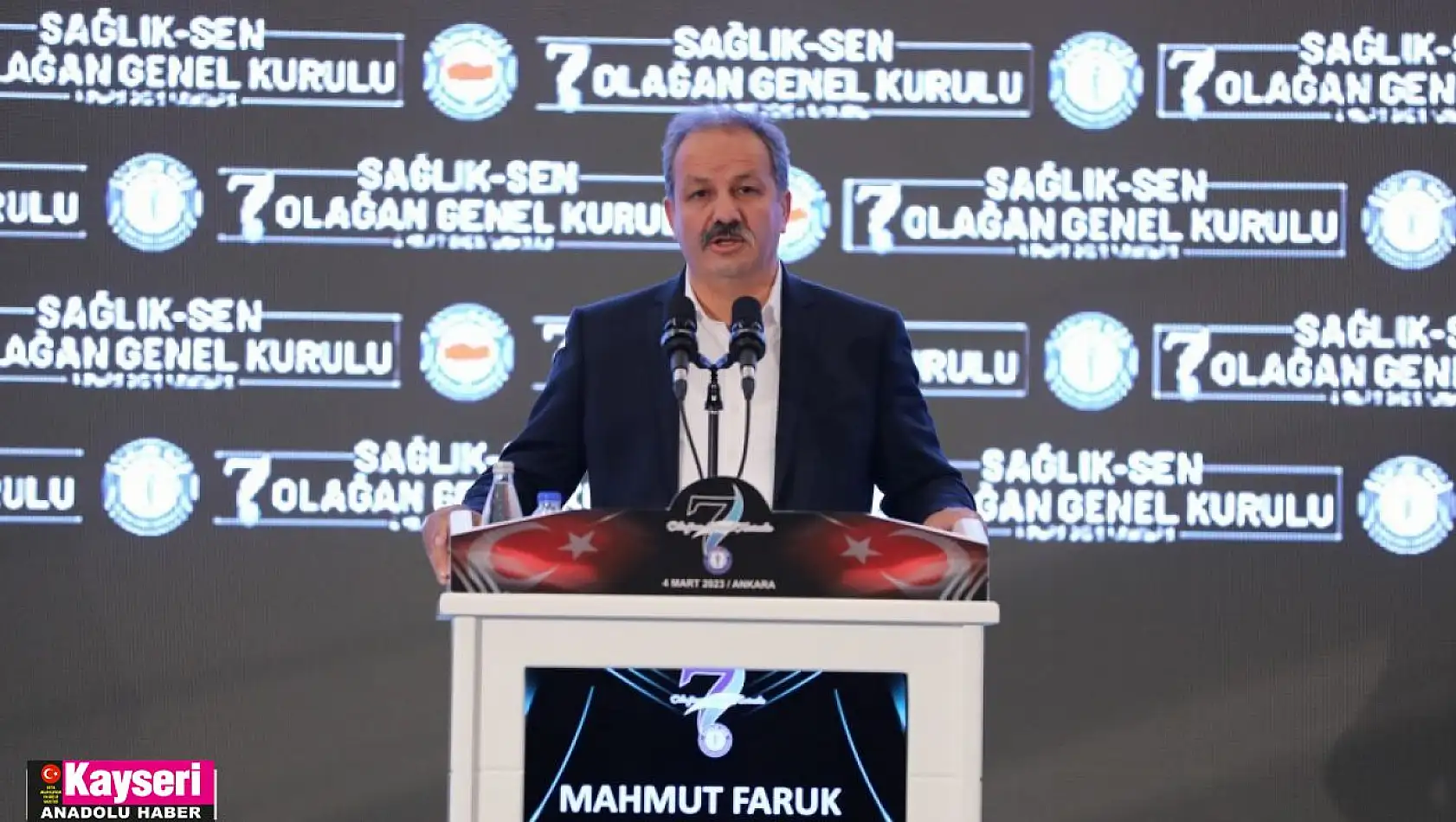 Mahmut Faruk Doğan Sağlık-Sen'in genel başkanı oldu