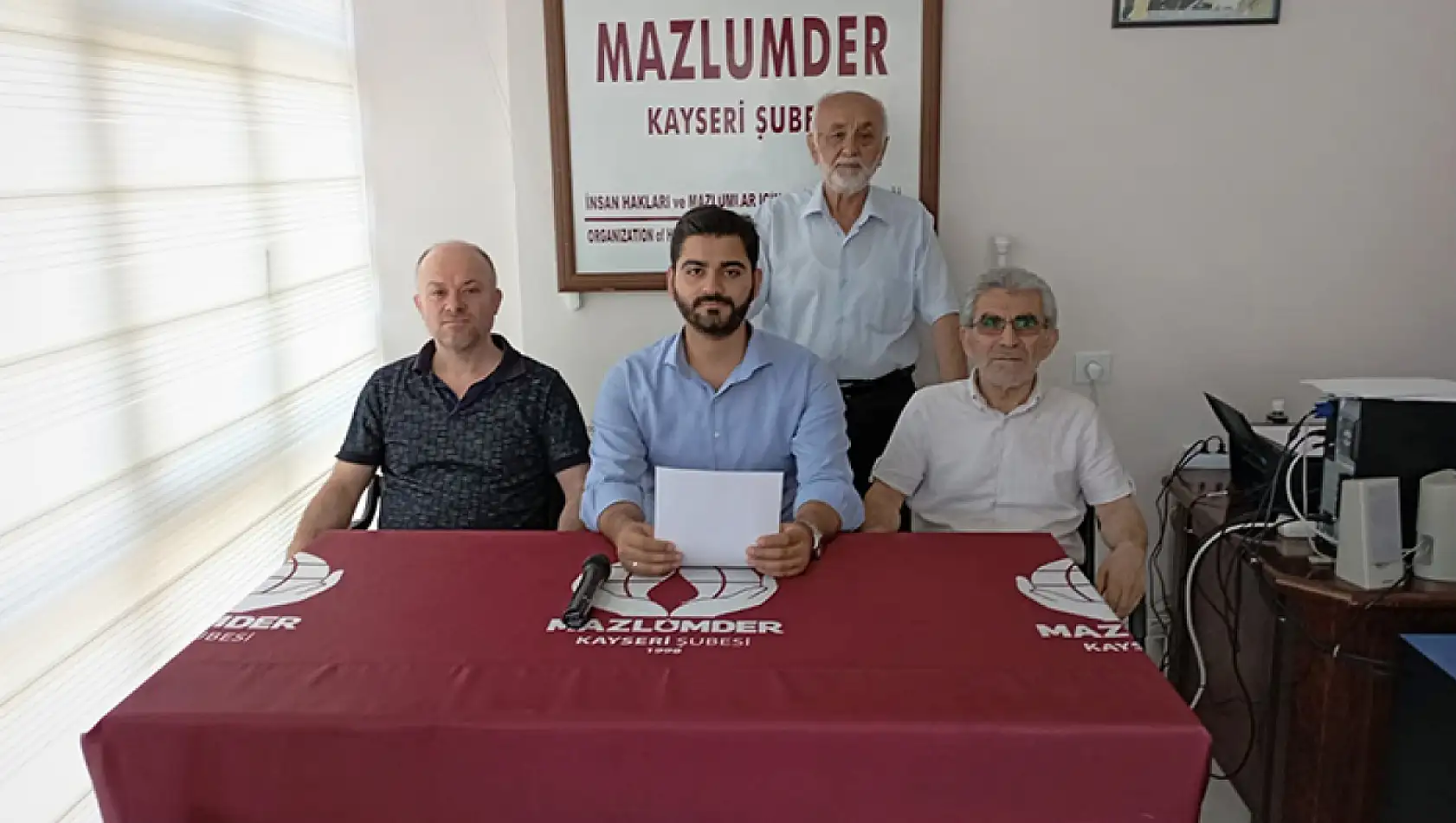 MAZLUMDER Kayseri'den Açıklama!