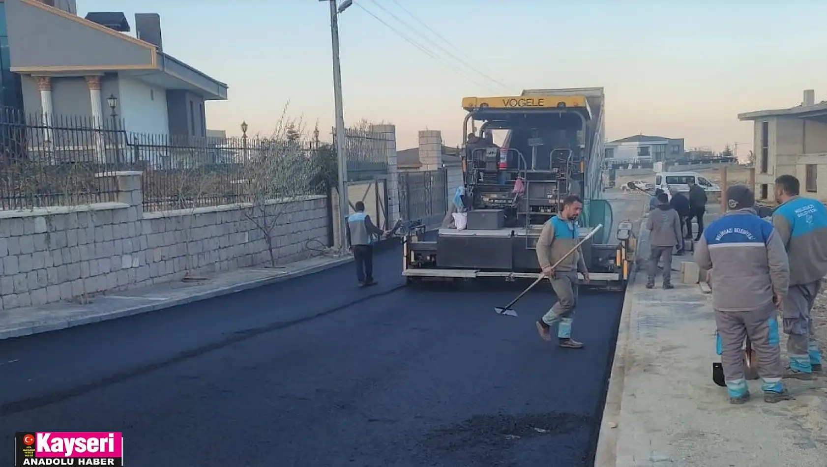 Becen Mahallesi'nde asfalt çalışması başladı