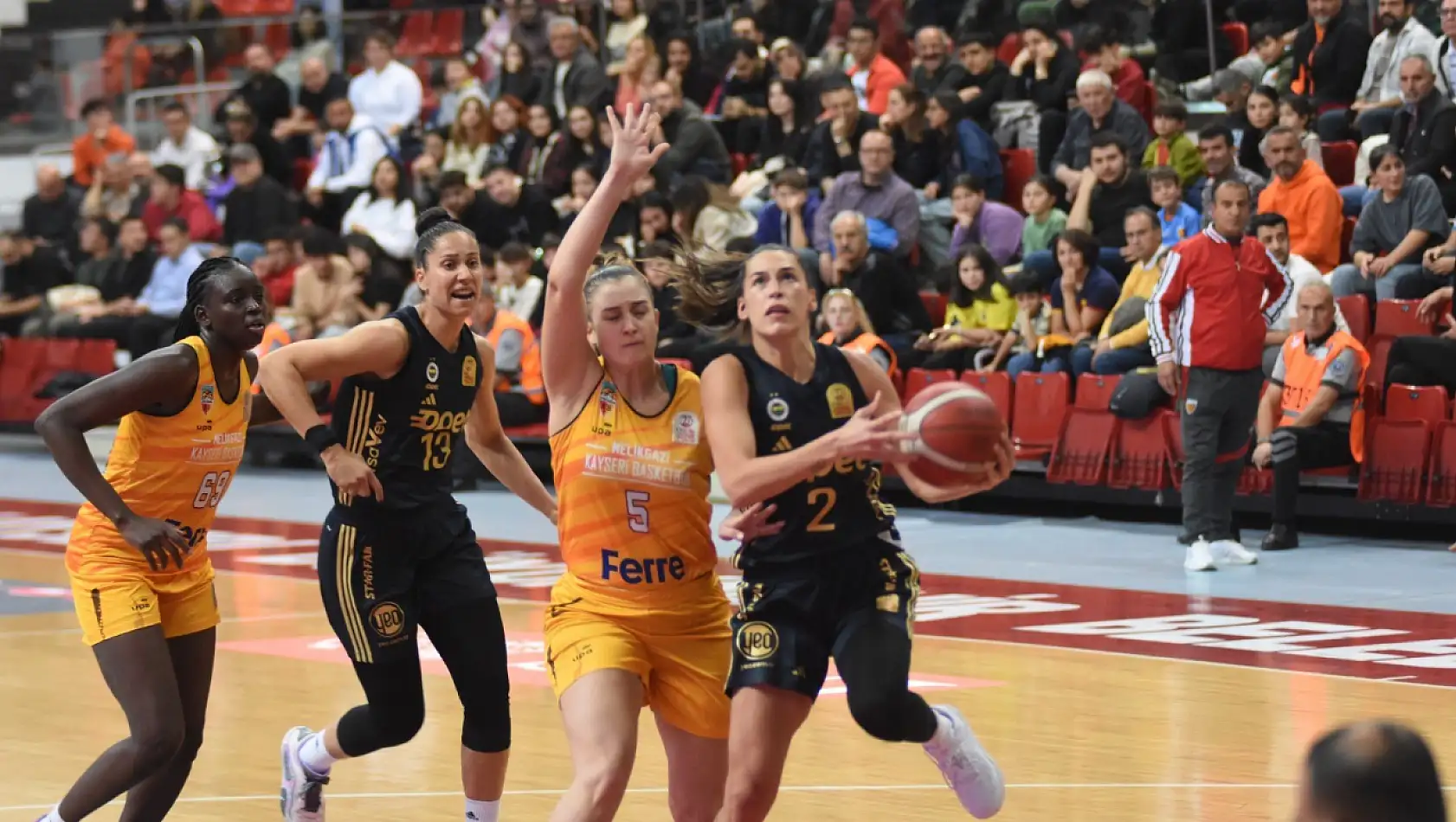 Melikgazi Kayseri Basketbol mağlup oldu!