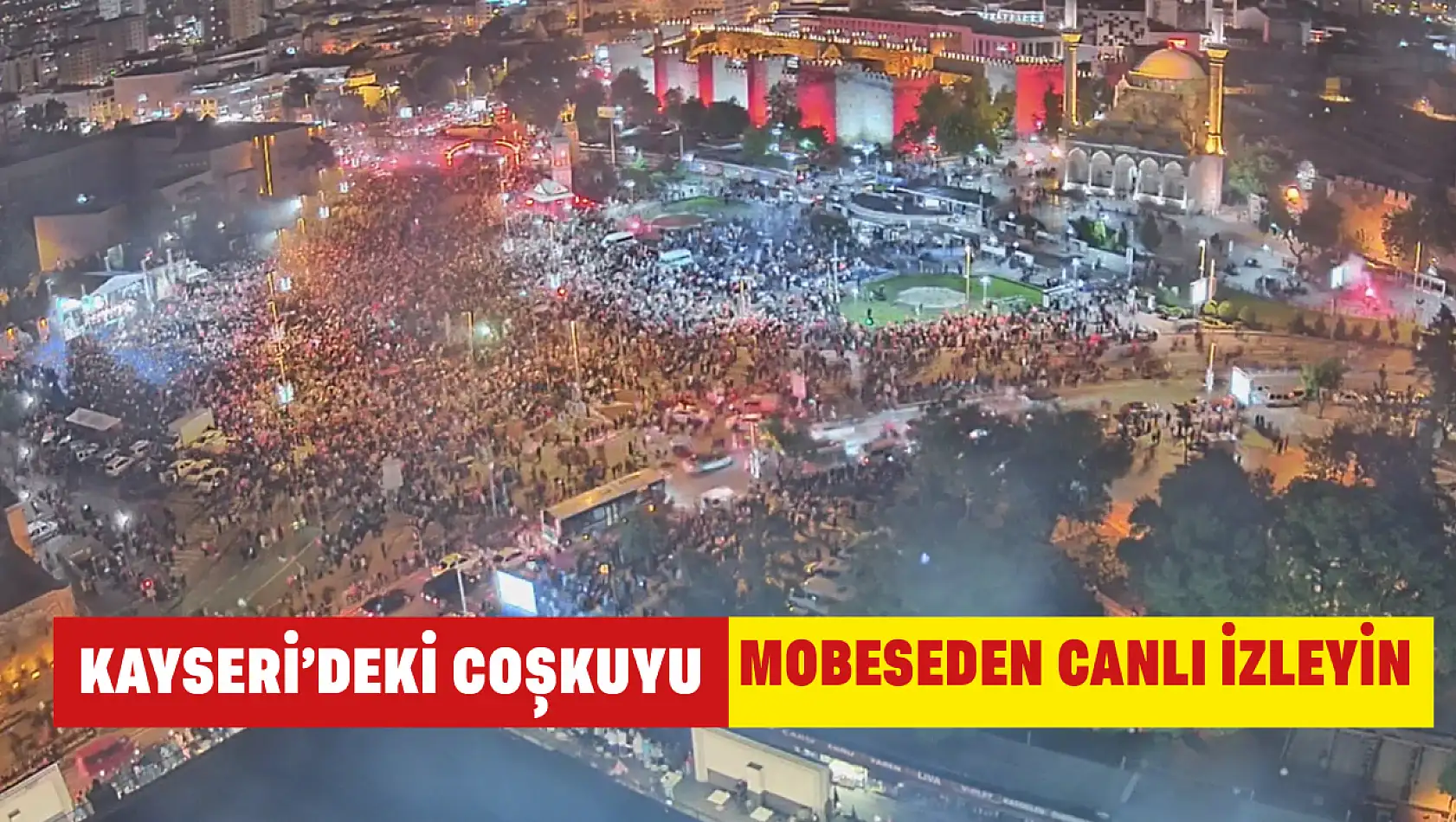 Meydan coşkusu mobeselere böyle yansıdı