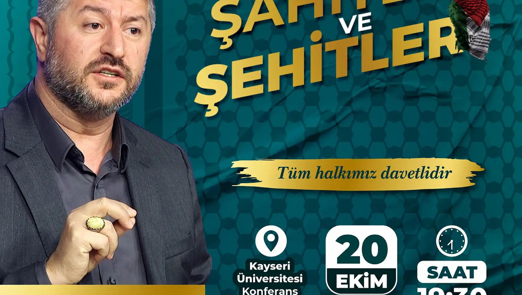 'Şahitler ve Şehitler' Konferansı'na davet...