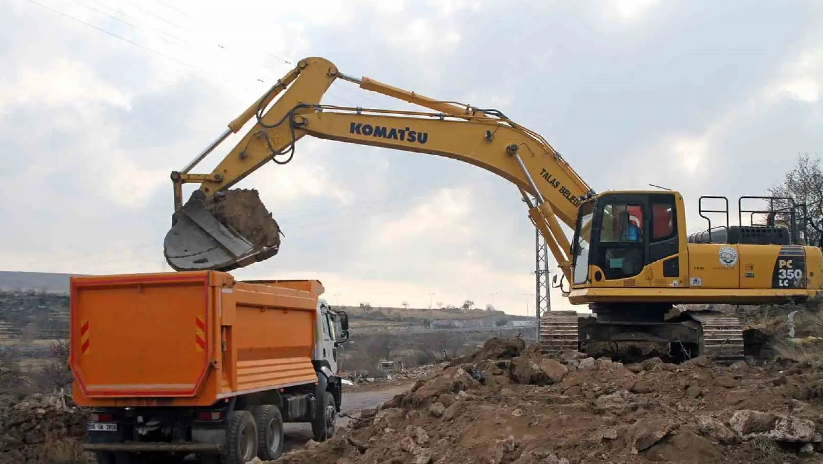 Talas Tablakaya Mahallesi'ne yeni yollar açılıyor