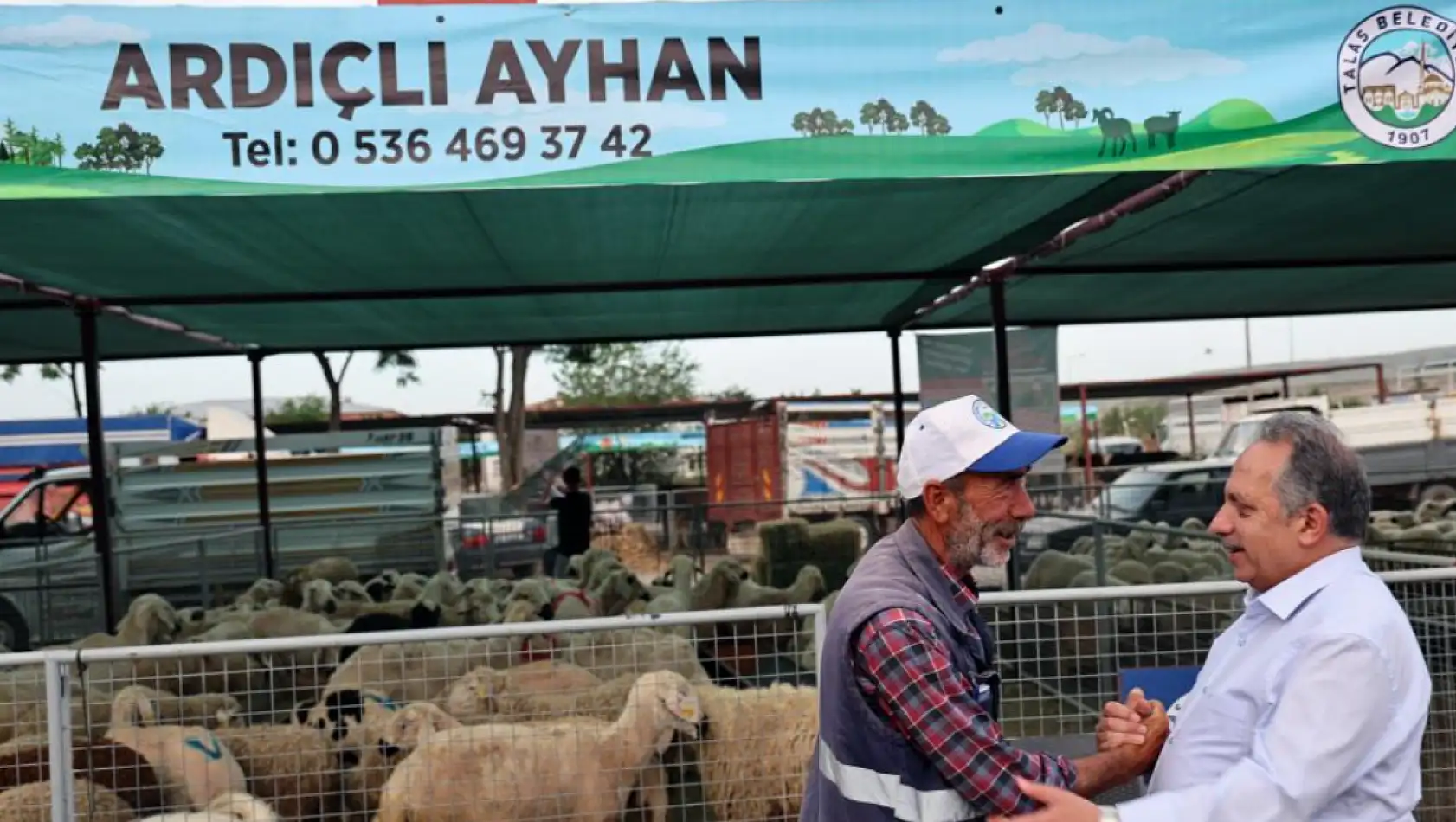 Talaslı besiciler alandan memnun!