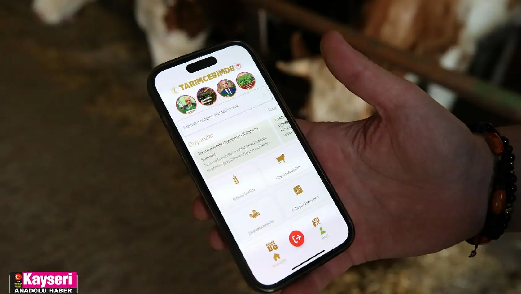 'Tarım Cebimde' mobil uygulaması Kayserili çiftçilerin işini kolaylaştırdı