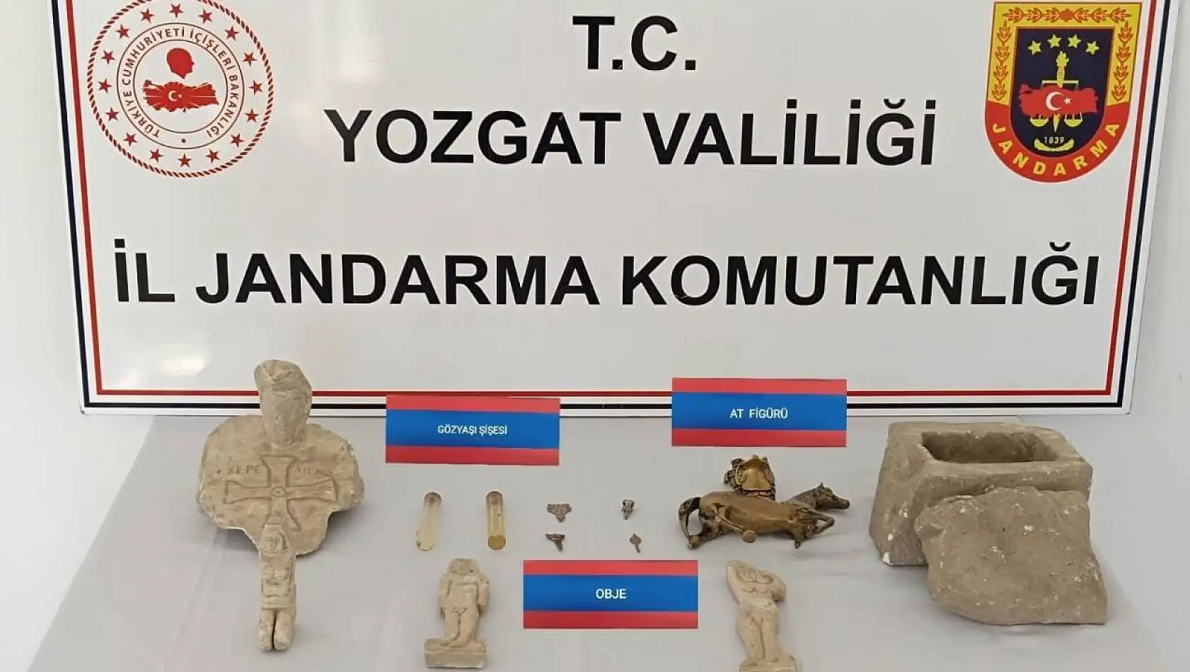 Yozgat Jandarması'ndan Tarihi Eser Kaçakçılarına Darbe!