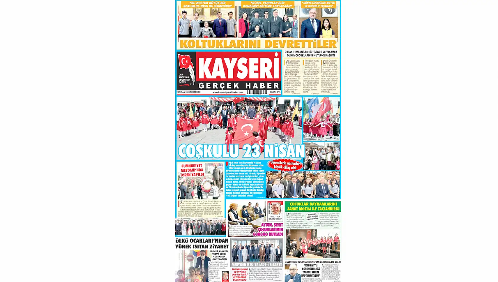 Kayseri'nin 24 Nisan gündemi – İşte öne çıkan başlıklar…