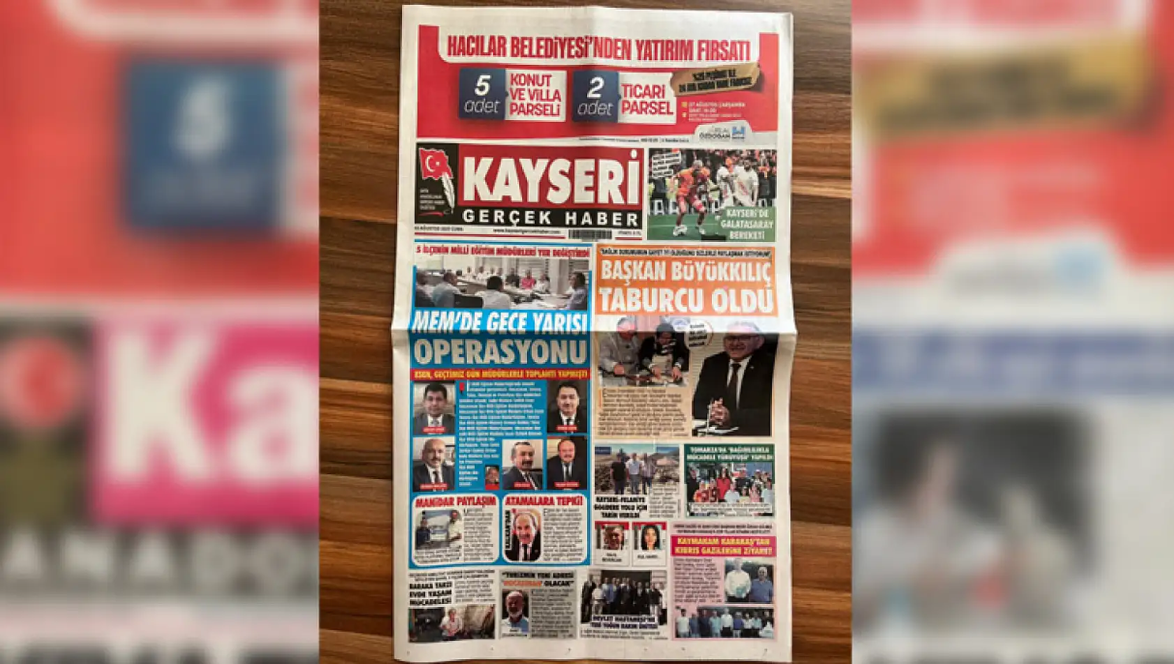 Kayseri basını 22 Ağustos'a böyle başladı – İşte öne çıkan manşetler!