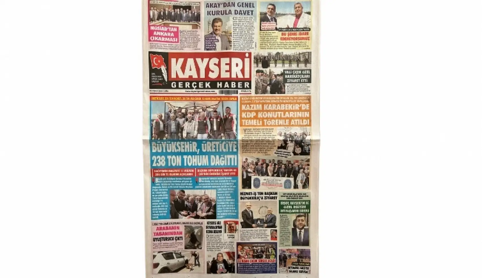 Kayseri yerel gazeteleri 25 Nisan'a hangi manşetlerle çıktı? İşte öne çıkanlar...
