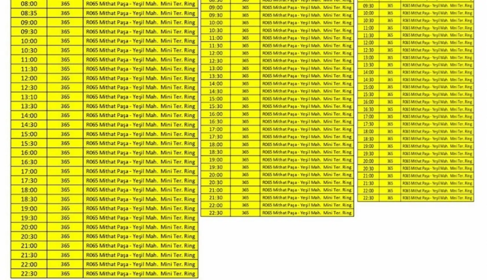 Kayseri'de toplu taşıma güzergah ve sefer saatlerinde yeni düzenlemeler yapıldı!