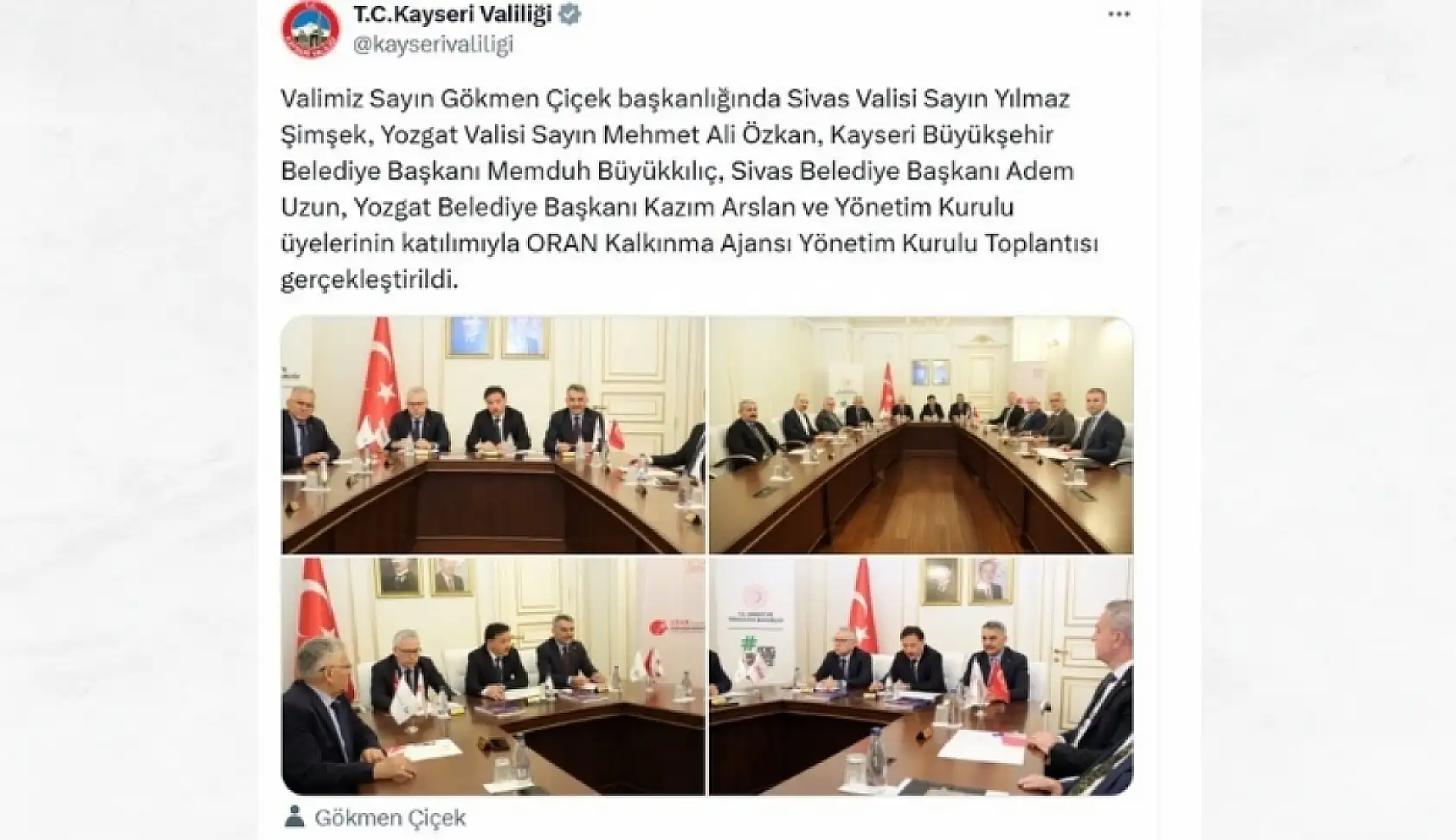 Sosyal medya platformlarında Kayseri ile ilgili neler konuşuldu? (6 Mayıs)