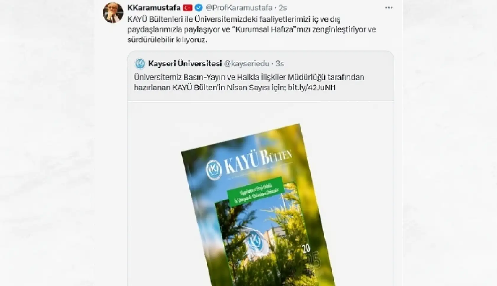 Sosyal medya platformlarında Kayseri ile ilgili neler konuşuldu? (6 Mayıs)